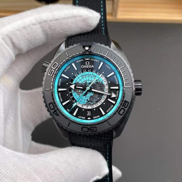 VS Factory Omega Seamaster Planet Ocean 600M Worldtimer Ref. 215.92.46.22.01.006 1:1 Super Clone – DD8938 Movement