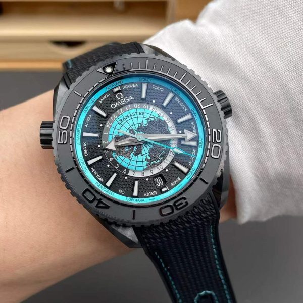 VS Factory Omega Seamaster Planet Ocean 600M Worldtimer Ref. 215.92.46.22.01.006 1:1 Super Clone – DD8938 Movement