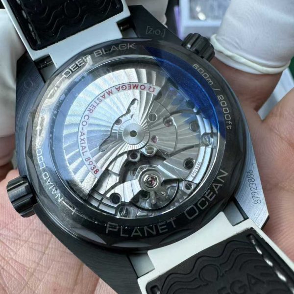 VS Factory Omega Seamaster Planet Ocean 600M Worldtimer “Stealth Black” Custom (220.92.43.22.99.001)1:1 Super Clone – DD Caliber 8938