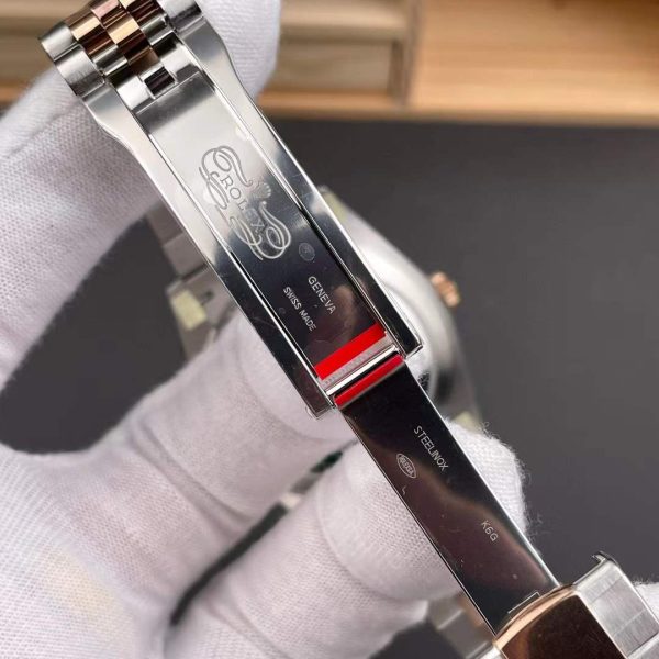 VS Factory Rolex Datejust 41 Slate Grey”Wimbledon”Two-Tone Everose Gold (126331) 1:1 Super Clone – DD3235 Movement