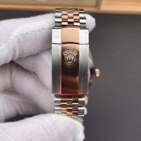VS Factory Rolex Datejust 41 Slate Grey”Wimbledon”Two-Tone Everose Gold (126331) 1:1 Super Clone – DD3235 Movement