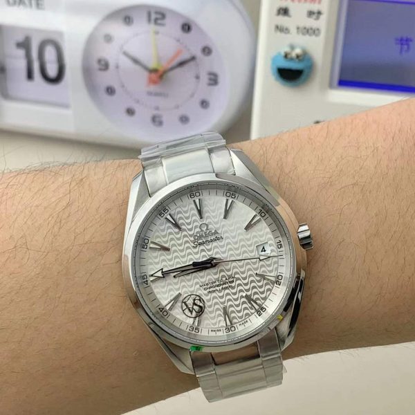 VS Factory Omega Seamaster Aqua Terra 150M “Silver Wave” (231.10.42.21.02.006) 1:1 Super Clone – DD8500 Movement