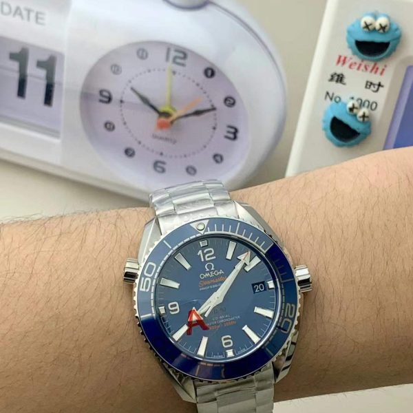 VS Factory Omega Seamaster Planet Ocean 600M GMT Blue Dial (215.30.44.22.03.001) 1:1 Super Clone – DD8906 Movement