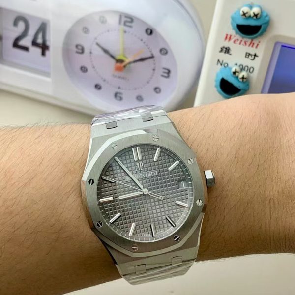 VS Factory Audemars Piguet Royal Oak 41mm Grey Dial (15500ST) 1:1 Super Clone – DD4302 Movement